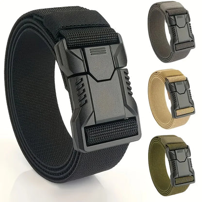 Men's multi-purpose belt with quick release buckle