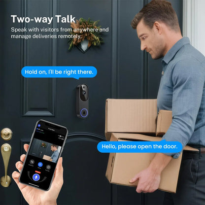 Wireless Wi-Fi Video Doorbell Camera