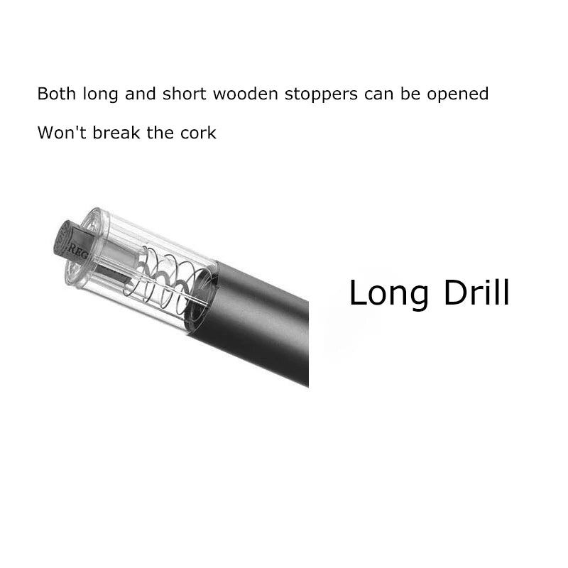 Electric Wine Opener Rechargeable Automatic Corkscrew