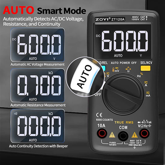 Fully-Auto Pocket Digital Smart Multimeter Tool