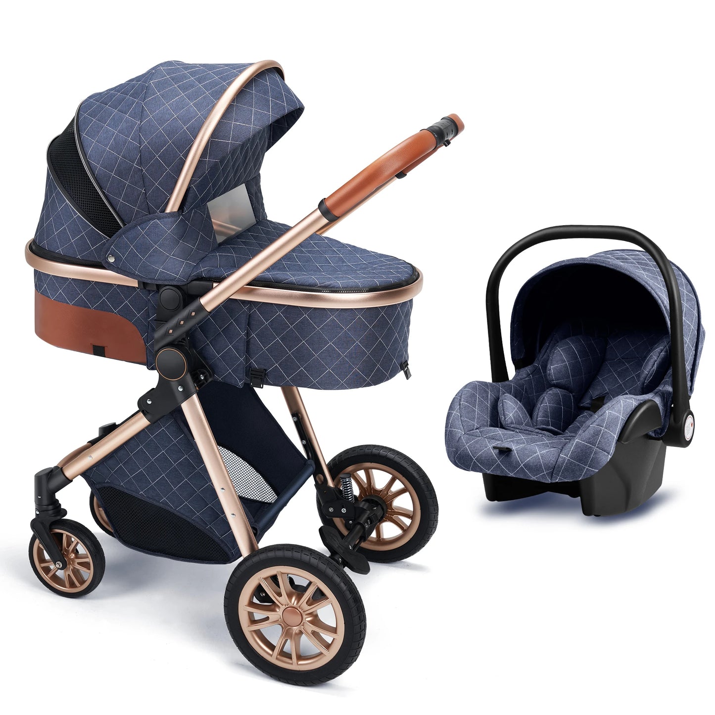 All-in-One Luxury Stroller Versatile 3-in-1