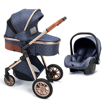 All-in-One Luxury Stroller Versatile 3-in-1