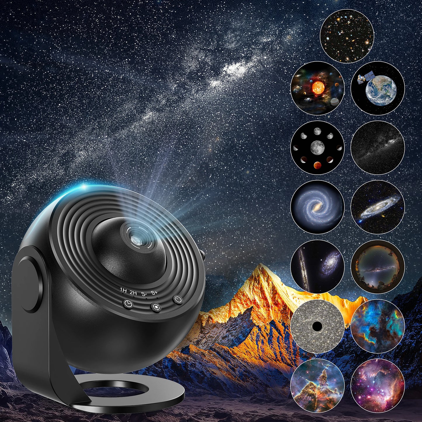 Planetarium Star Projector Realistic Night Light