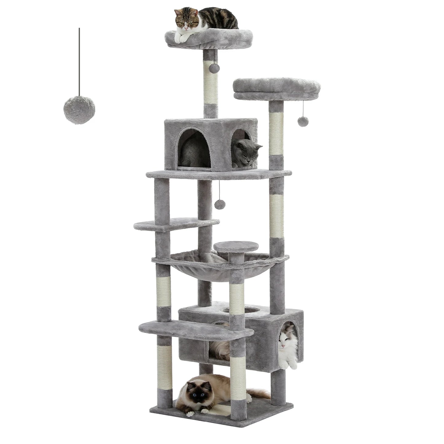 Cat Tree Tower Indoor Scratching Posts Spacious