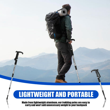 Hiking Sticks Walking Trekking Poles Mountaineering