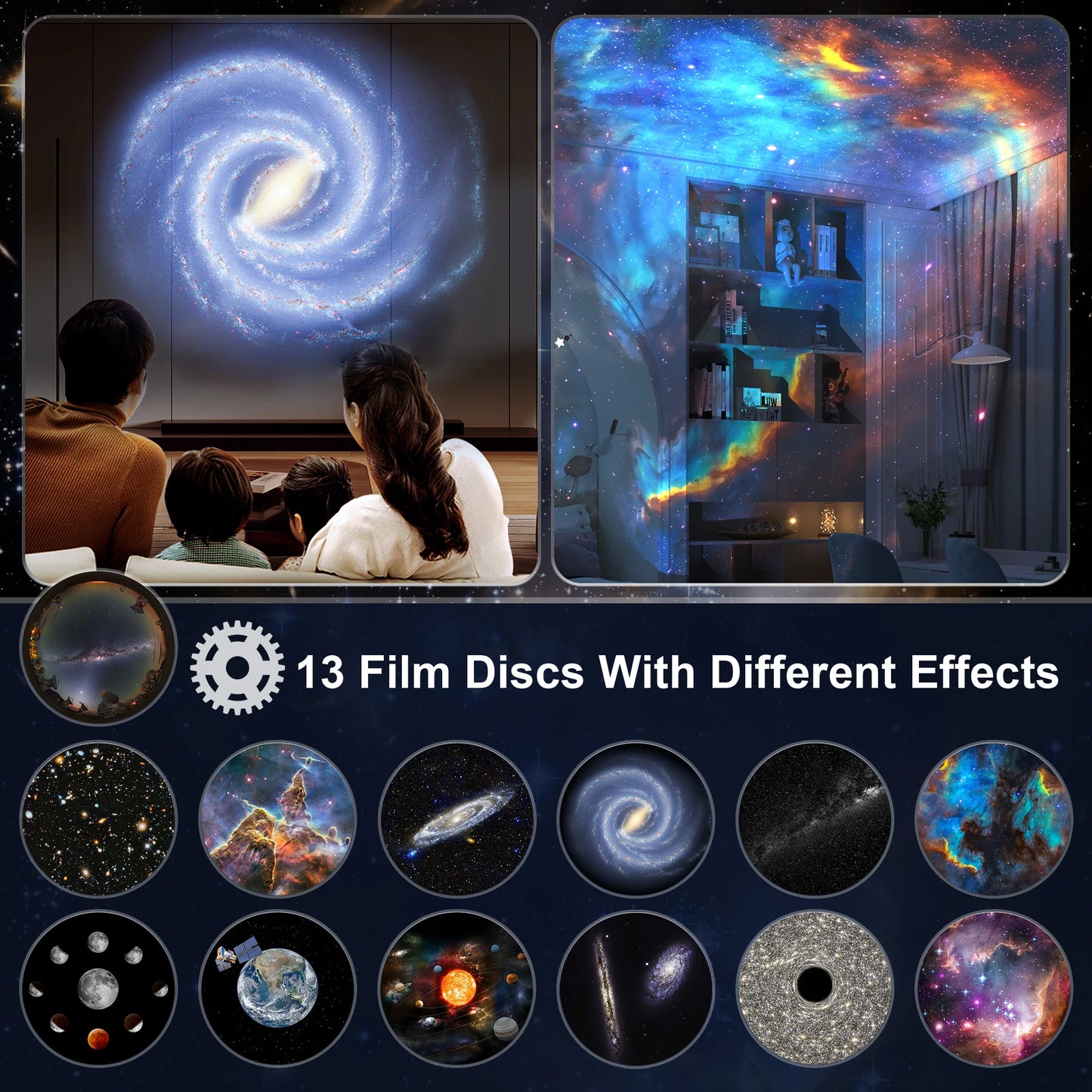 Planetarium Star Projector Realistic Night Light