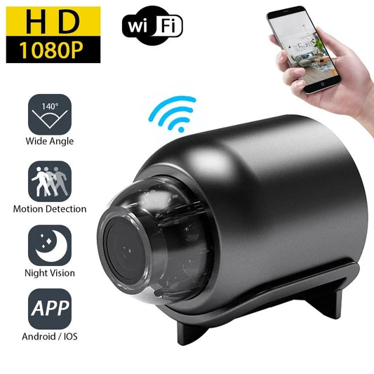 Mini WiFi Camera with Night Vision - Wireless Security