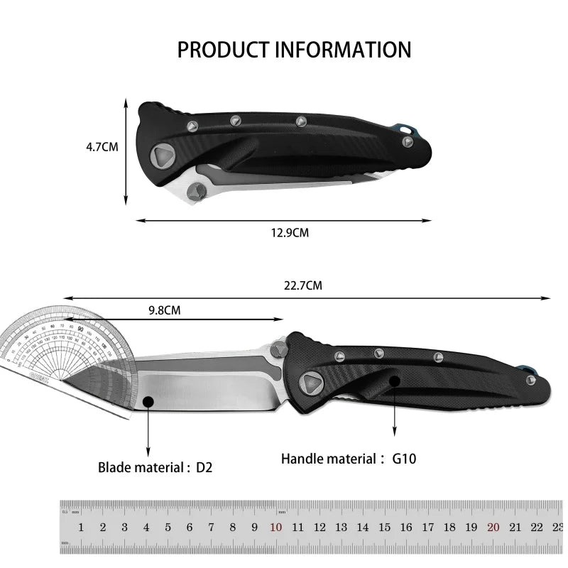 Folding Pocket Knife High Quality G10 Handle