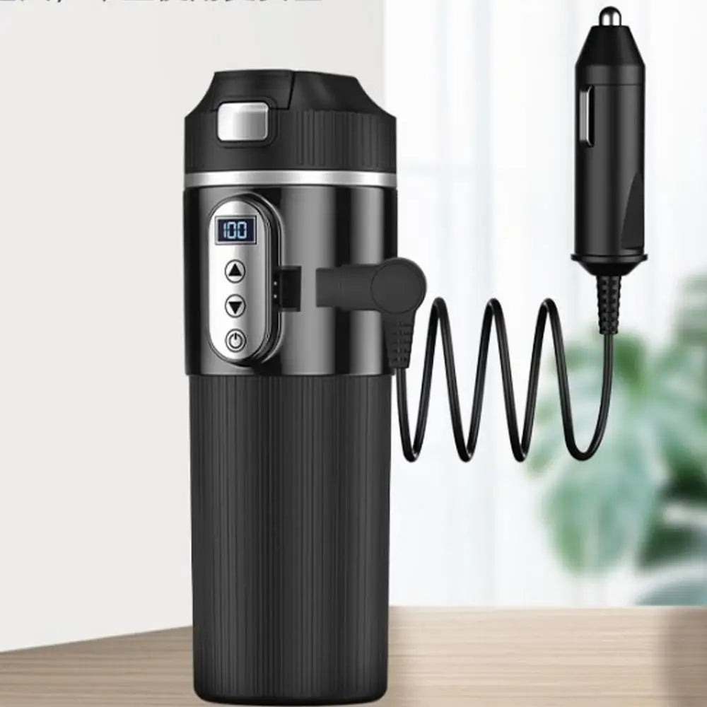 Heated Coffee Mug 12/24V Stainless Steel