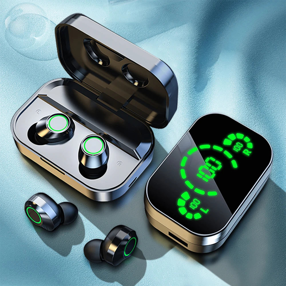Wireless Bluetooth Stereo Headphones HiFi Music Earbuds