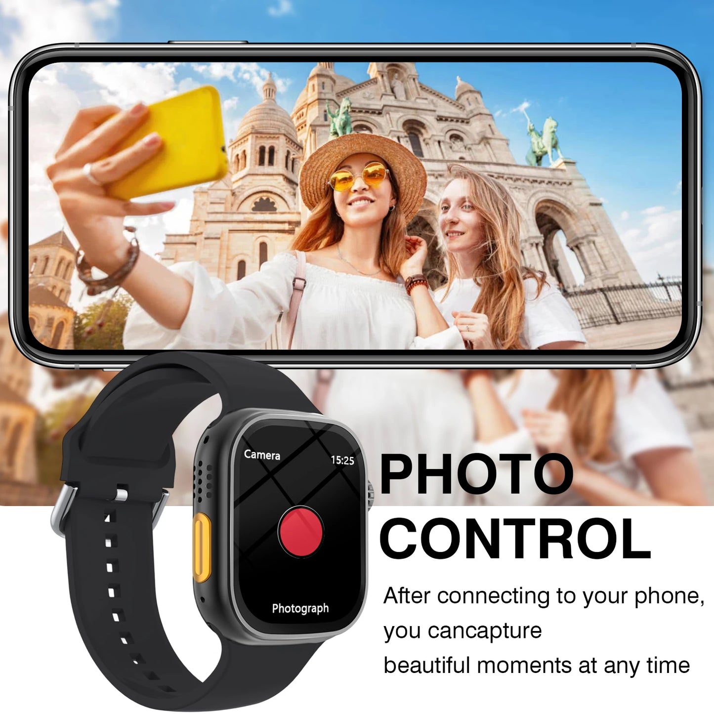 Smart Watch, Outdoor Sports and Fitness Tracker