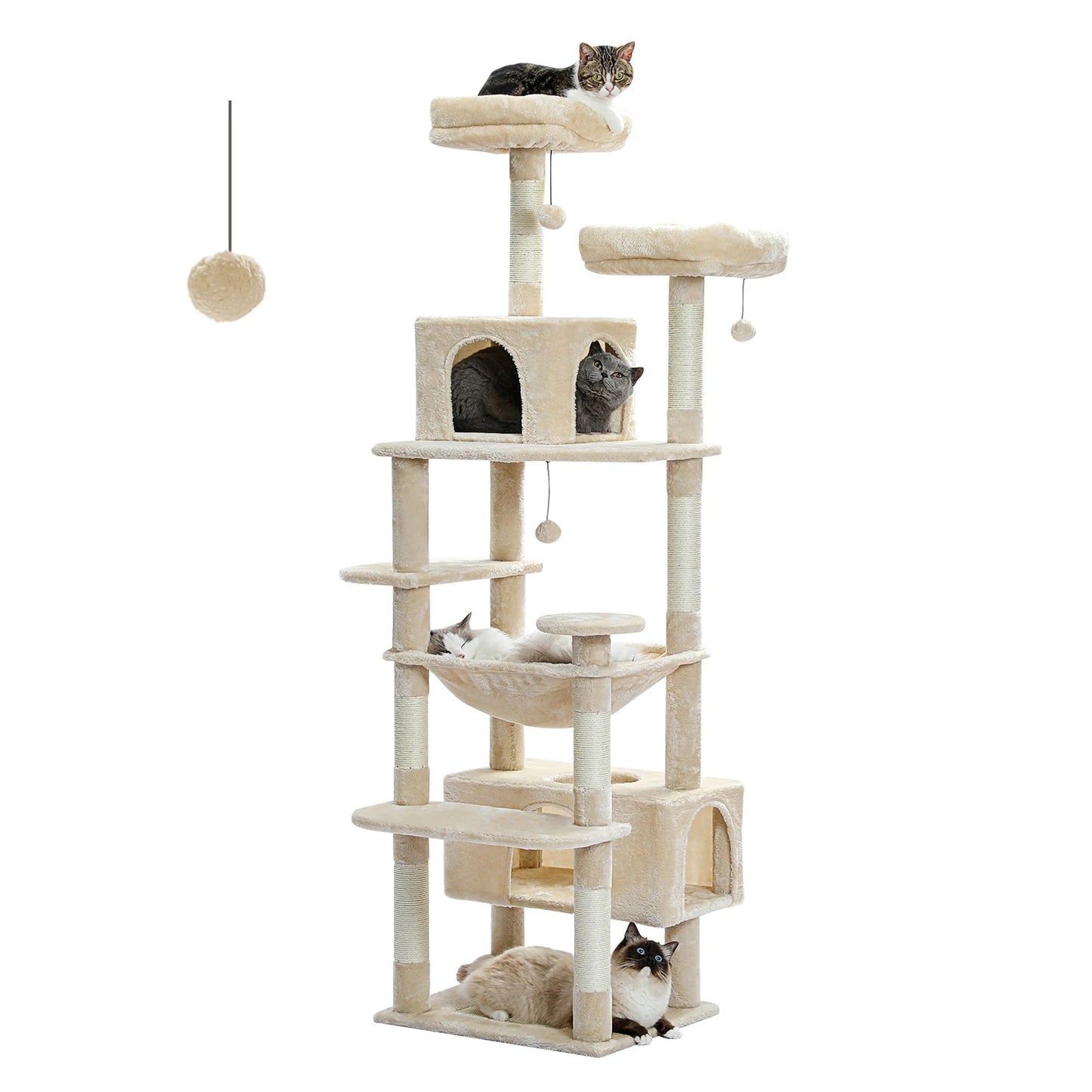 Cat Tree Tower Indoor Scratching Posts Spacious