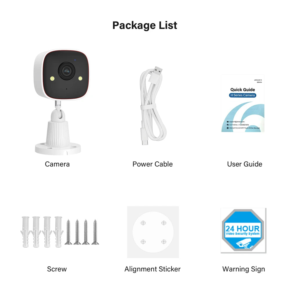 Outdoor/Indoor Security Camera WIFI Day/Night Monitor