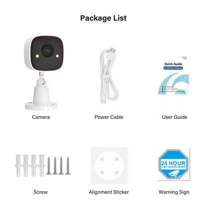 Outdoor/Indoor Security Camera WIFI Day/Night Monitor