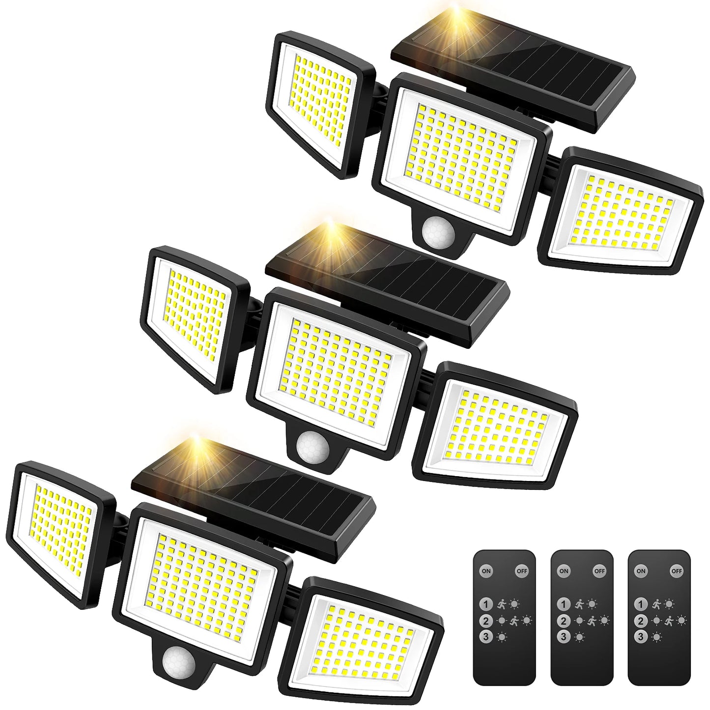 Solar Outdoor Motion Sensor Security Light