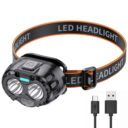Powerful LED Headlamp Motion Sensor Flashlight