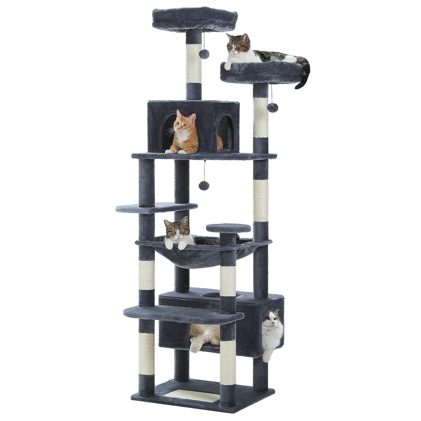 Cat Tree Tower Indoor Scratching Posts Spacious
