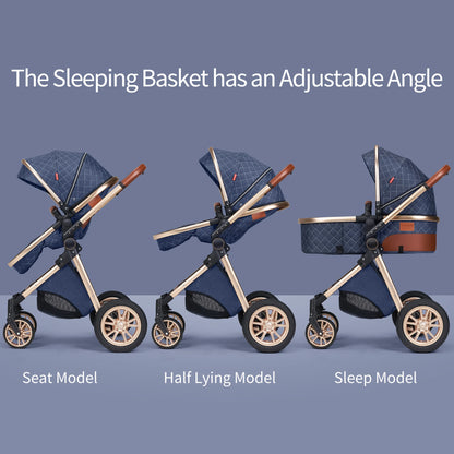 All-in-One Luxury Stroller Versatile 3-in-1