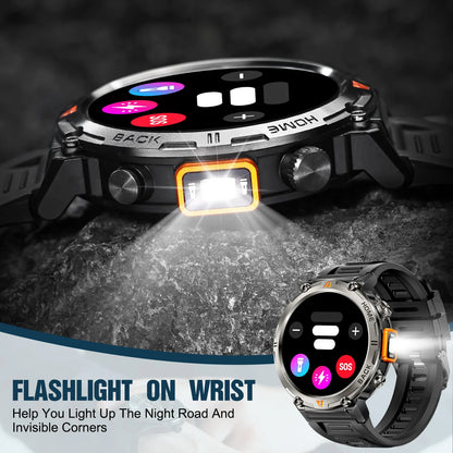 Bluetooth Smartwatch Touch Screen Health Monitor