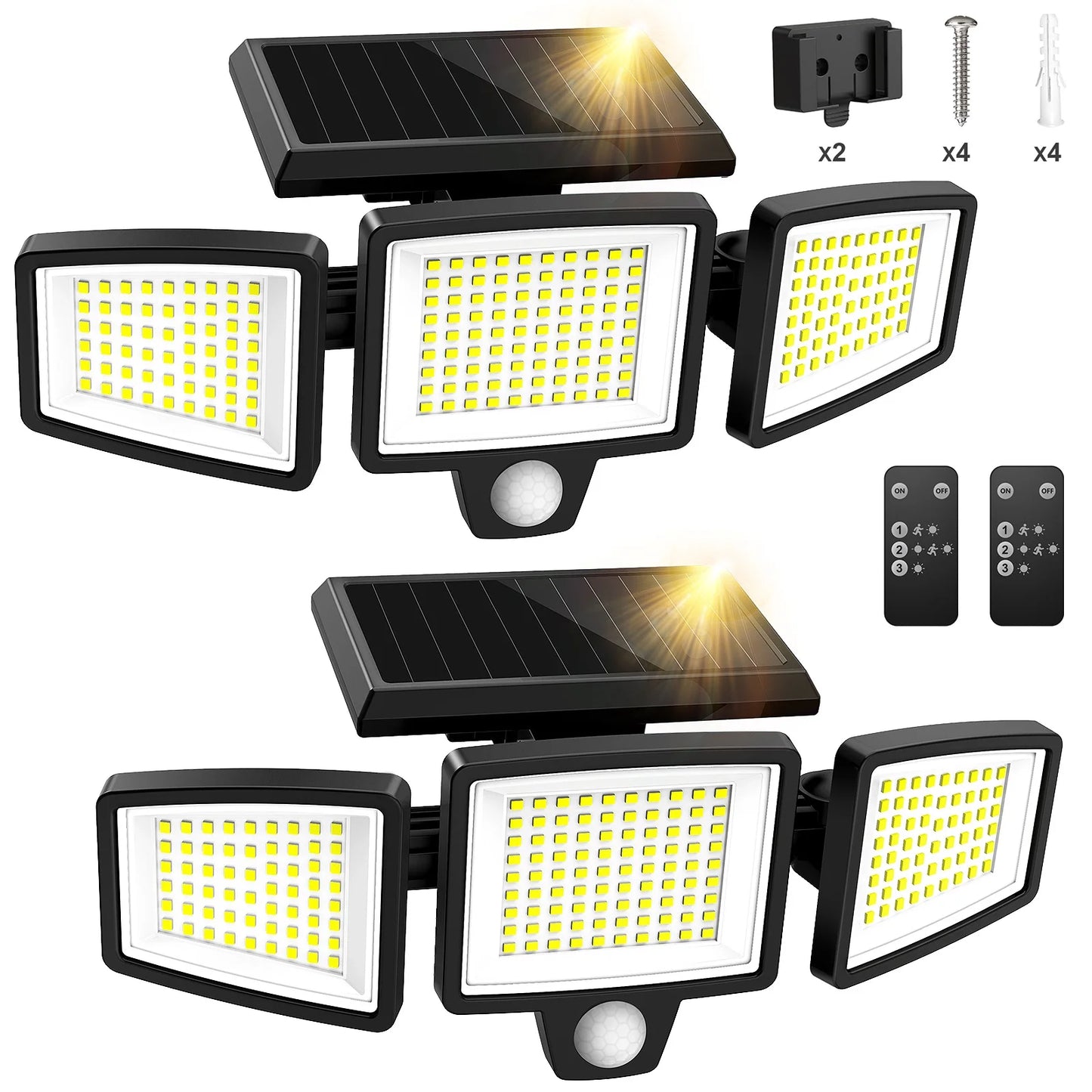 Solar Outdoor Motion Sensor Security Light
