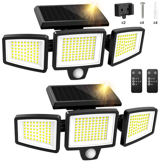 Solar Outdoor Motion Sensor Security Light