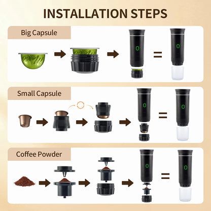 Wireless  Portable Espresso Coffee Machine