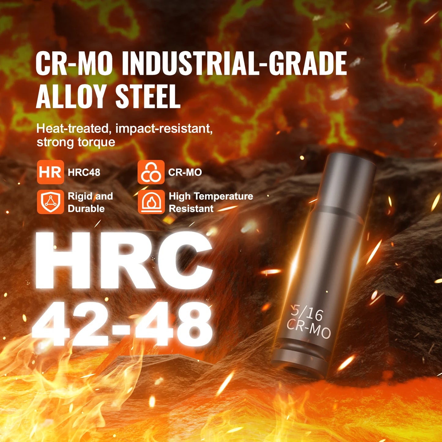 Impact Drive Deep & Shallow Socket Set