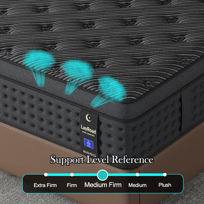 Memory Foam Spring Mattress Firmness Pressure Relief