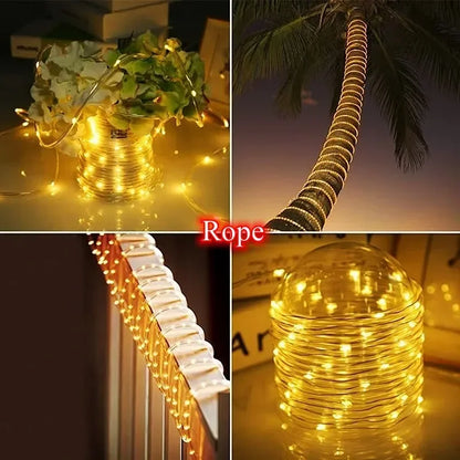 Solar Strip Tube Fairy Light String