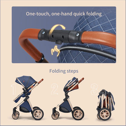 All-in-One Luxury Stroller Versatile 3-in-1