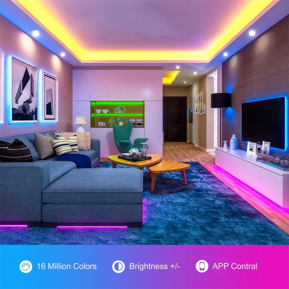 WIFI LED strip, strip music synchronous color change