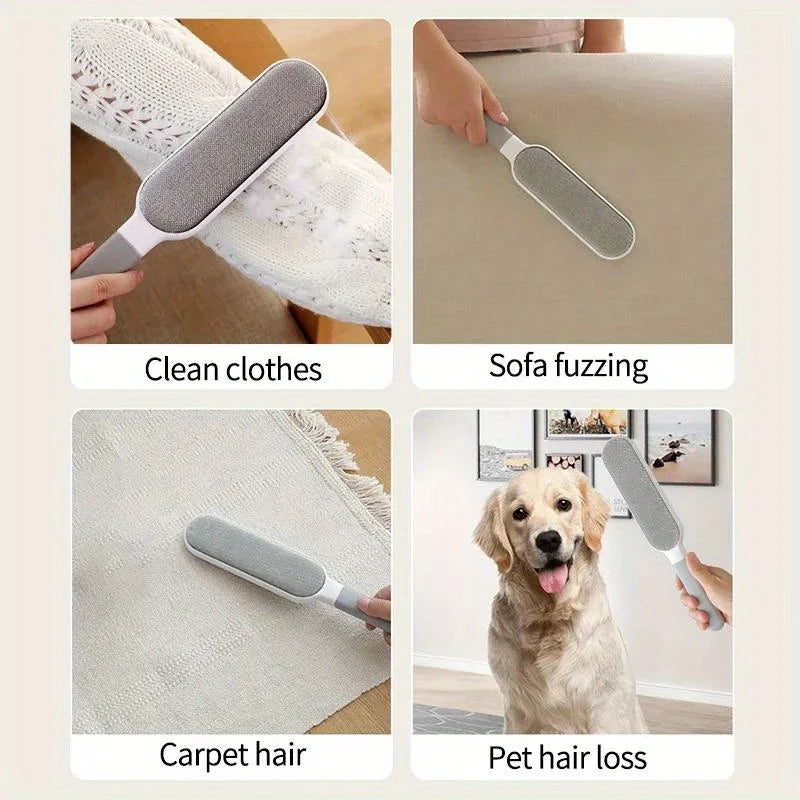 Double-Sided Pet Hair Remover Lint Brush