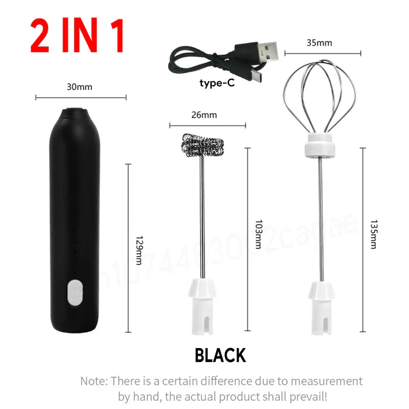 Electric Coffee Frother And Milk Whisk