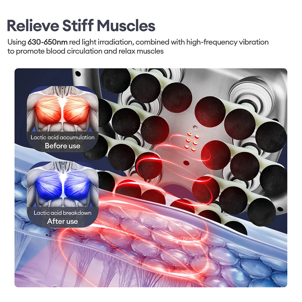 24-Head High Frequency Vibration Body Massage