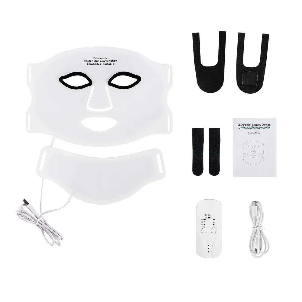 Silicone LED Face Mask  Infrared Therapy