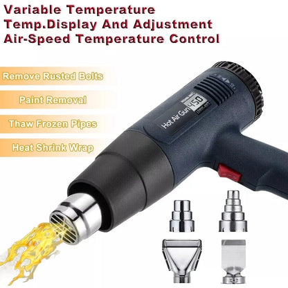 2000W Electric Heat Gun With LCD Display