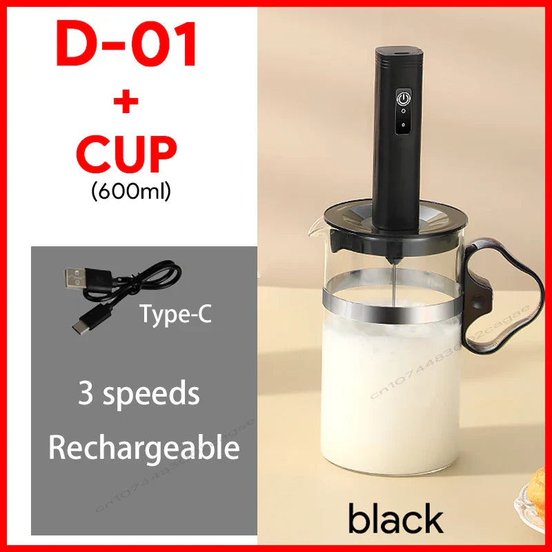 Electric Coffee Frother And Milk Whisk