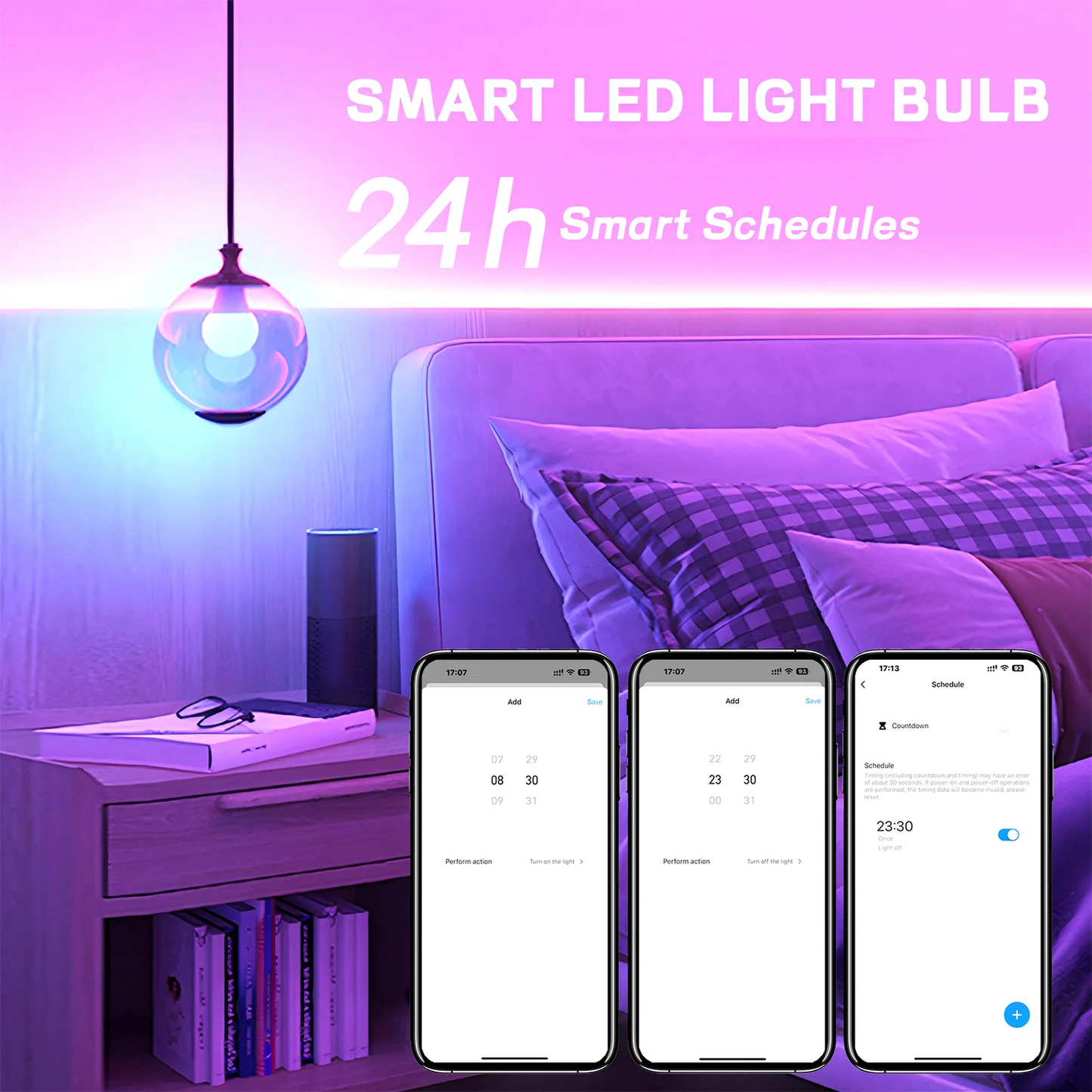 Color Changing Dimmable Bulbs with Music Sync