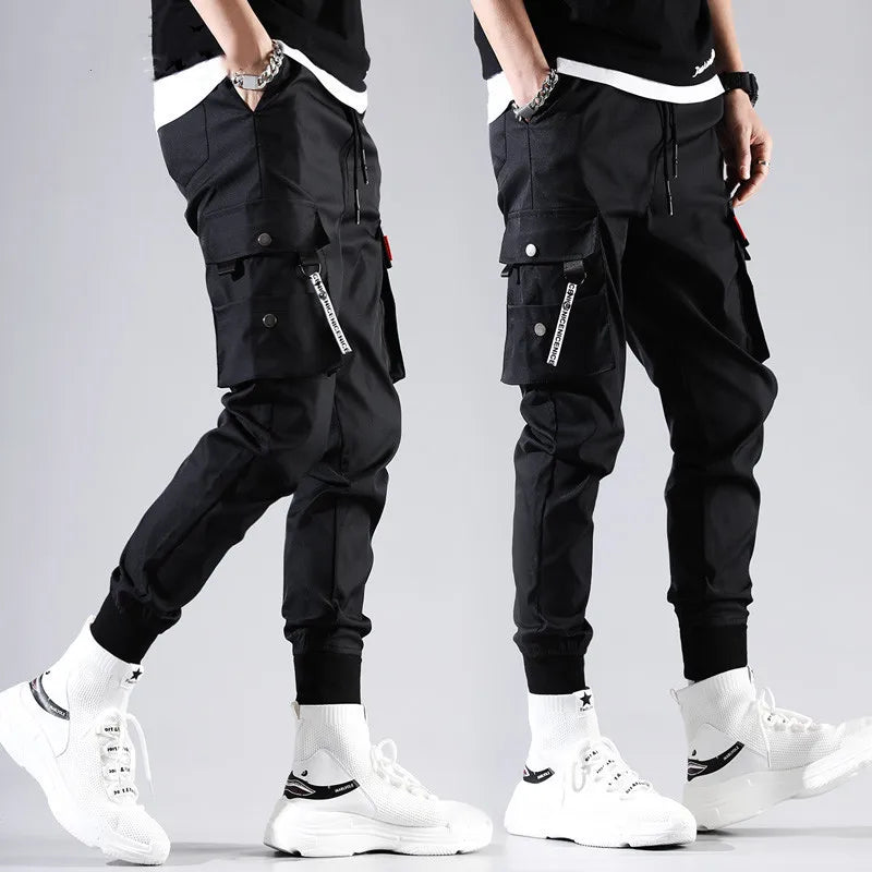New Trendy Solid Color Cargo Pants