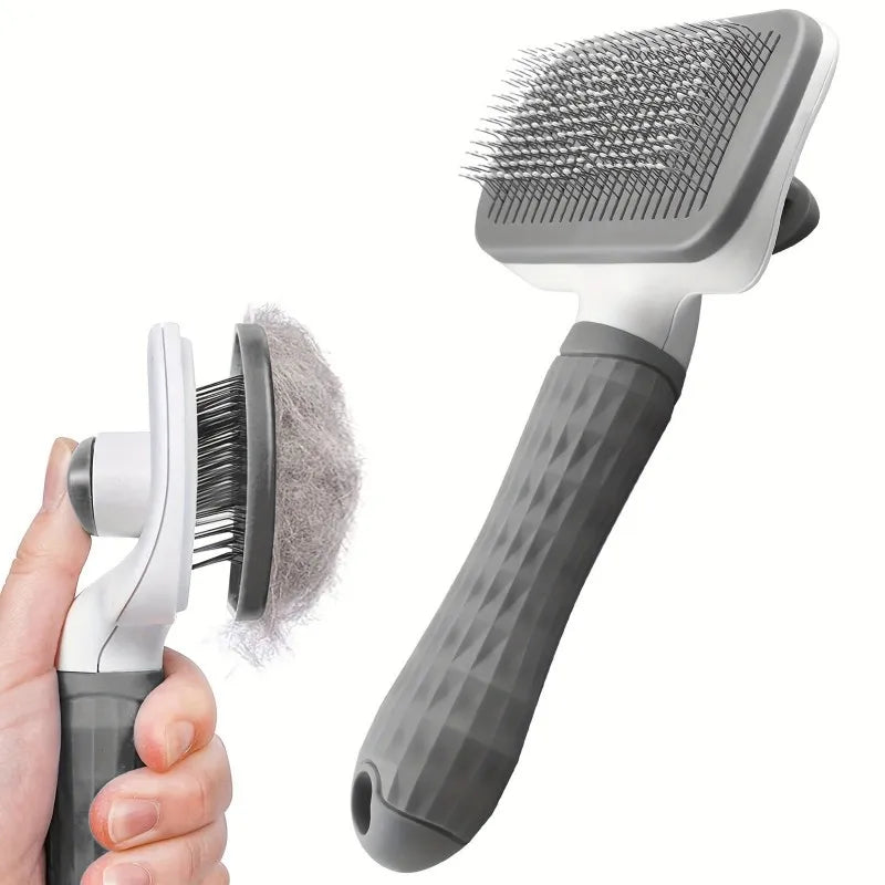 Dog Cat Grooming Brush Self-Cleaning