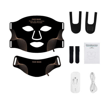 Silicone LED Face Mask  Infrared Therapy