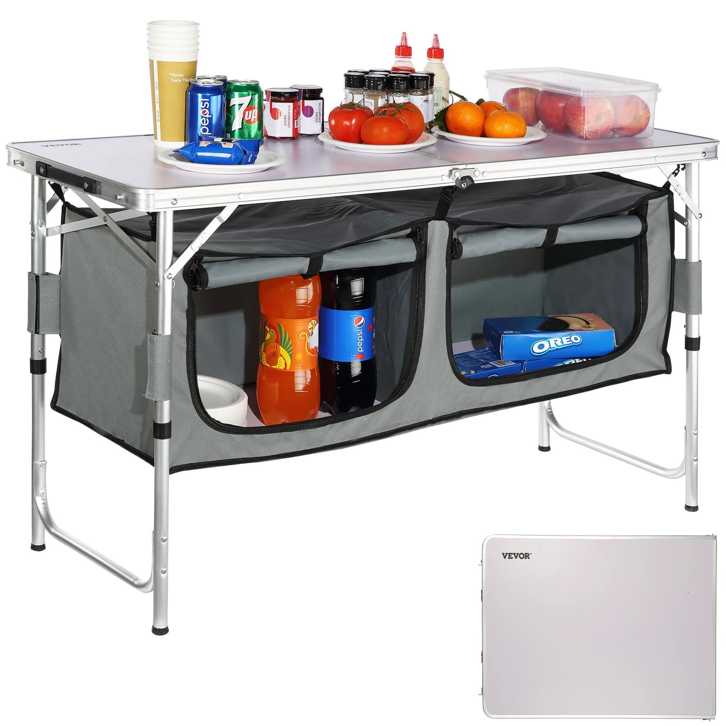 Folding Camping Table Outdoor Picnics BBQ RV