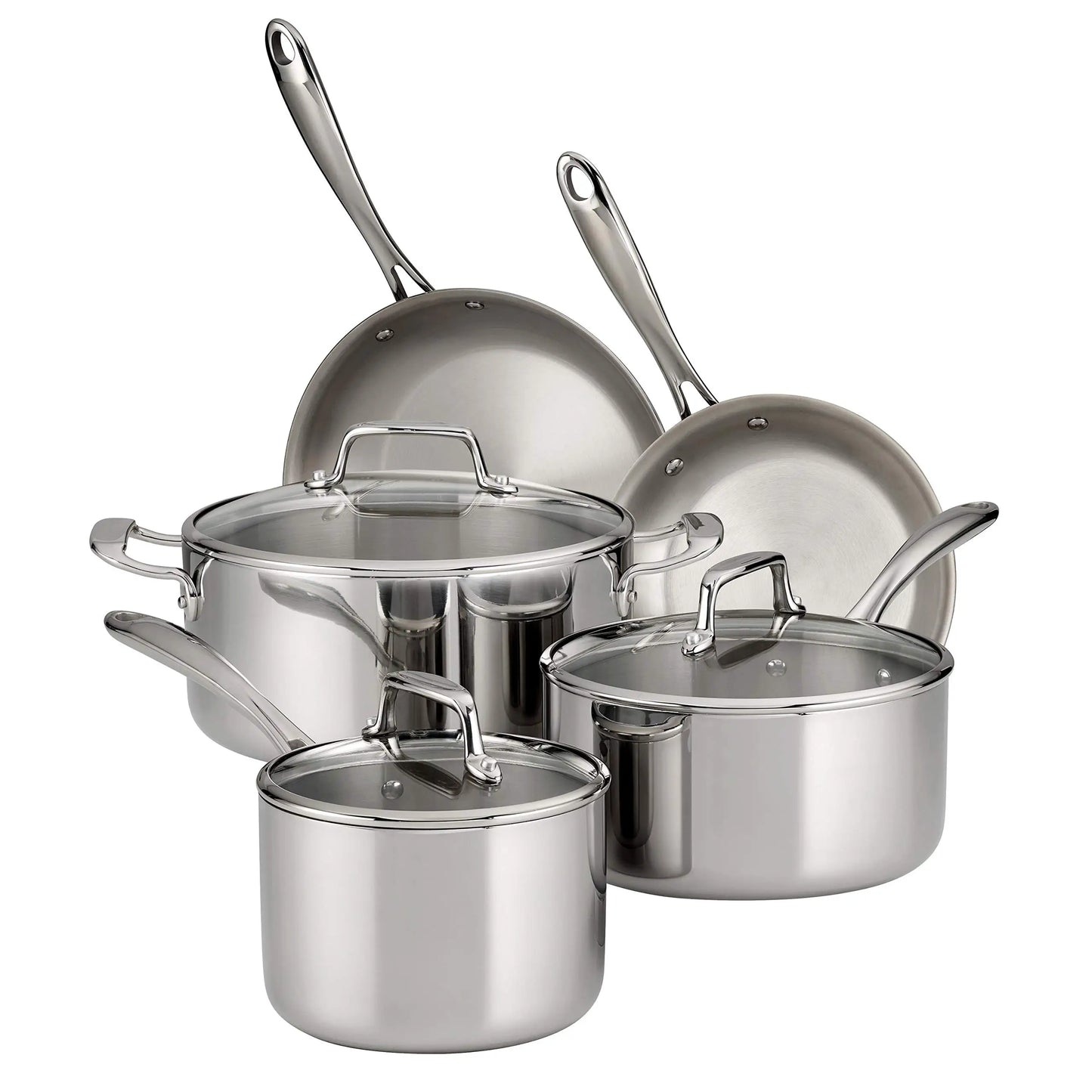Tramontina Tri-Ply Clad Stainless Steel Cookware Set