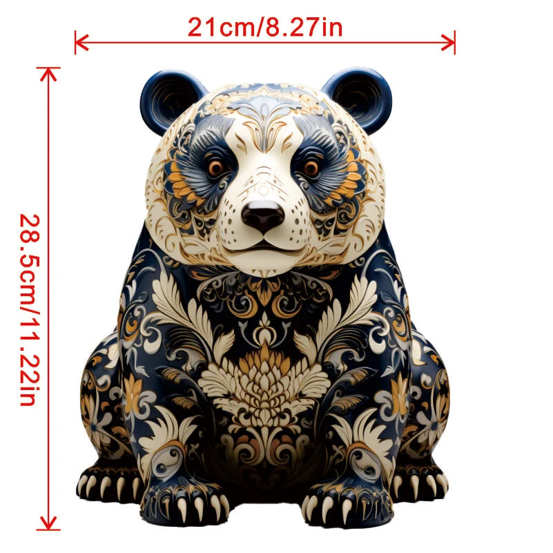 Panda Natural Wood Jigsaw Puzzle