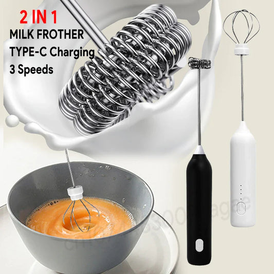 Electric Coffee Frother And Milk Whisk