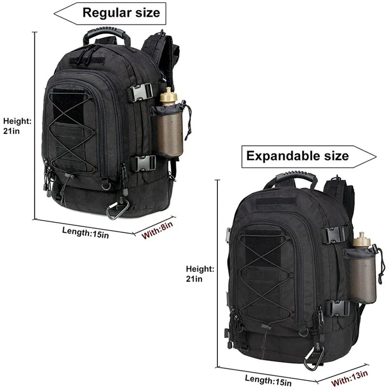 60L Military Tactical Backpack Army