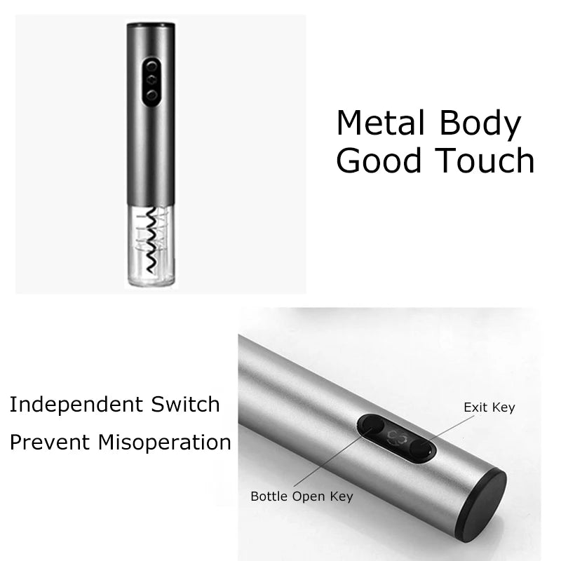 Electric Wine Opener Rechargeable Automatic Corkscrew