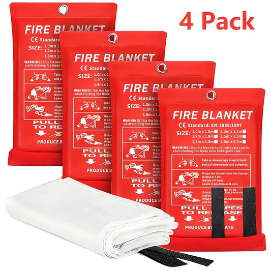 Emergency Fire Suppresion Blanket 4 Pack