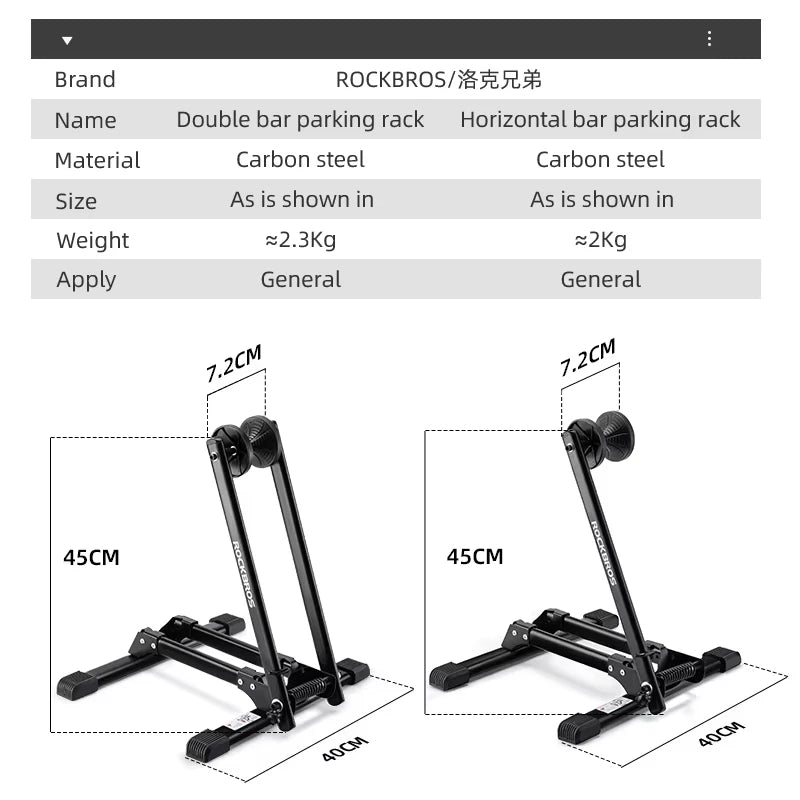 Bike Stand  Indoor  Parking Stand