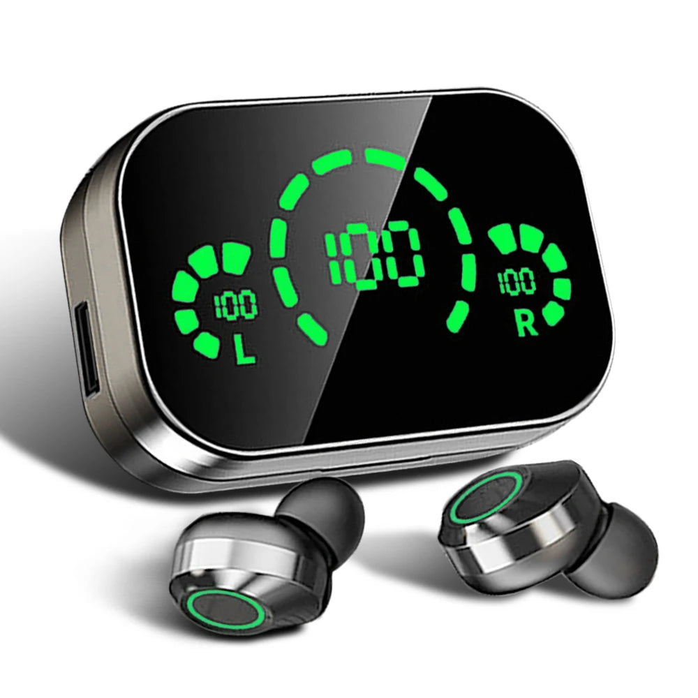 Wireless Bluetooth Stereo Headphones HiFi Music Earbuds
